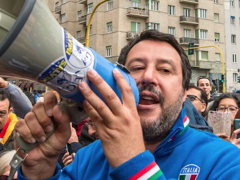 Matteo Salvini (foto LaPresse)