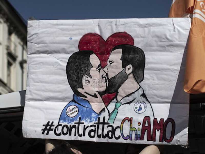 Luigi Di Maio e Matteo Salvini (Foto LaPresse)