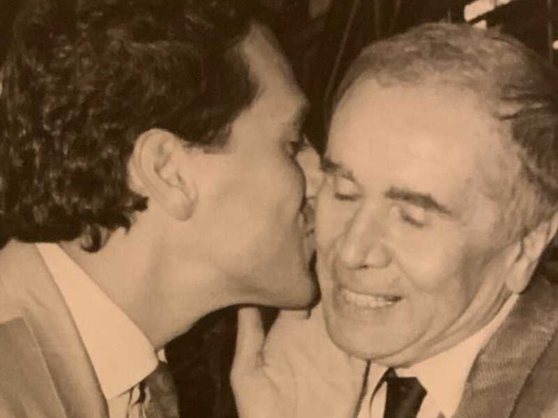 Francesco Rutelli con Enzo Tortora