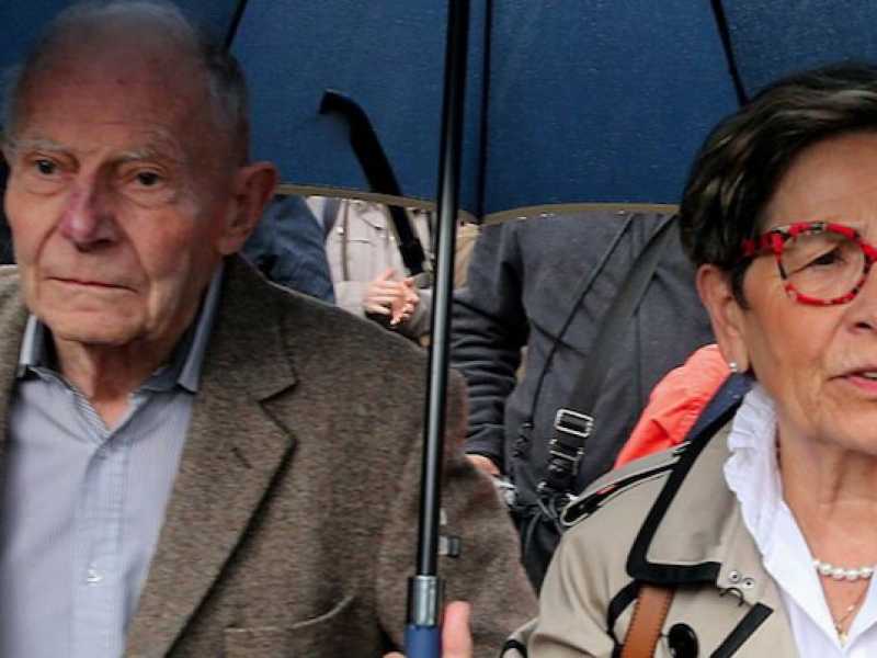 I genitori di Vincent Lambert (foto LaPresse)