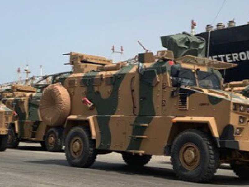 Alcuni veicoli BMC Kirpi MRAPs consegnati dalla Turchia alla Libia (Immagini di Oded Berkowitz via Twitter)