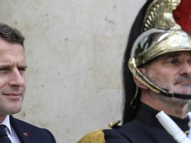 Emmanuel Macron (foto LaPresse)