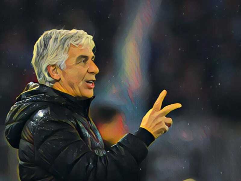 L'allenatore dell'Atalanta, Gian Piero Gasperini (Foto LaPresse)