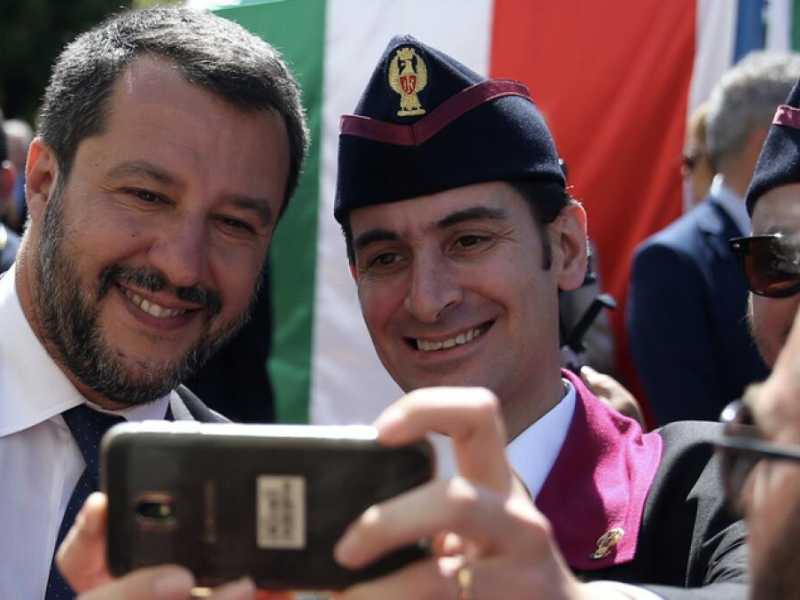 Matteo Salvini (foto LaPresse)