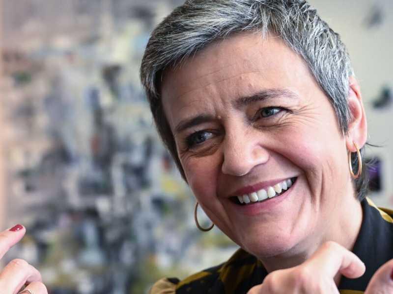 Margrethe Vestager (foto LaPresse)