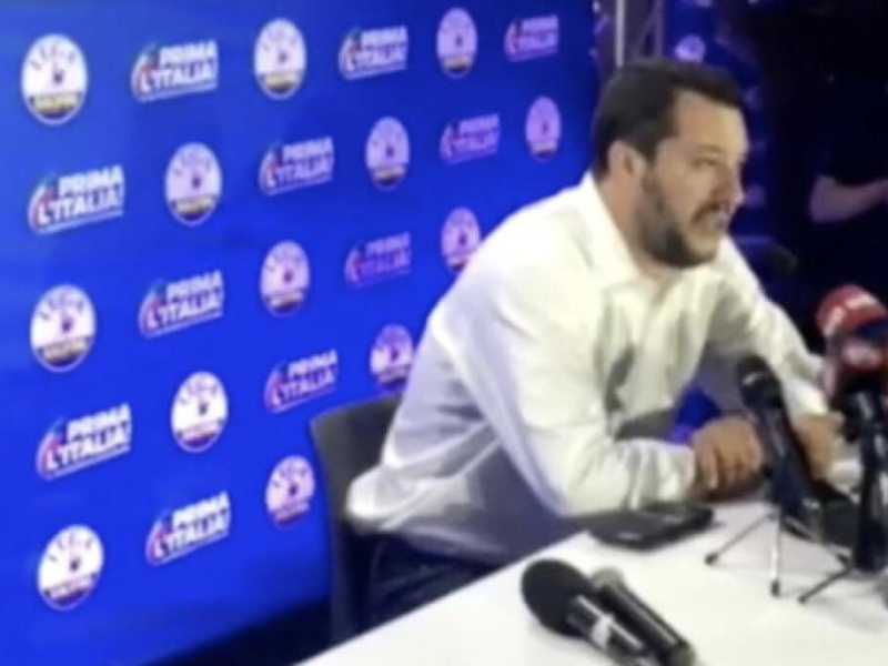 Il discorso di Salvini: "Non userò il consenso per regolamenti con il M5s”