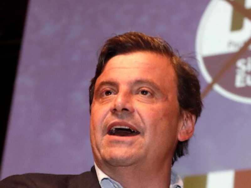 Il candidato del Pd alle europee, Carlo Calenda (Foto LaPresse)