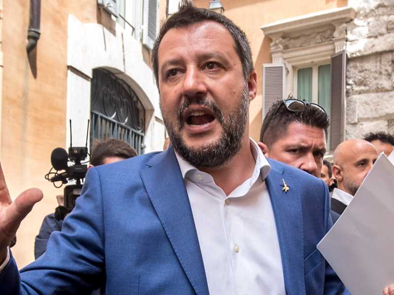 Matteo Salvini - foto LaPresse