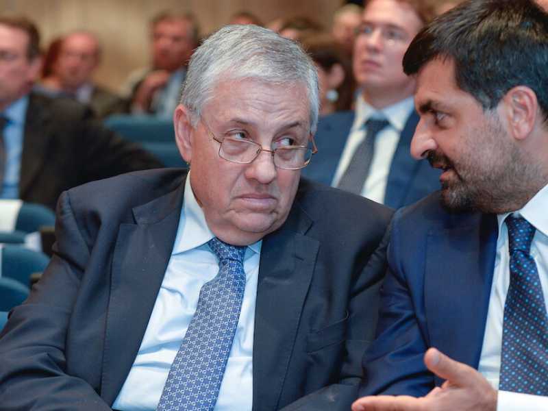 Giuseppe Pignatone e Luca Palamara. Foto Imagoeconomica