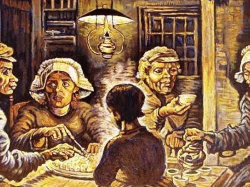 I "Mangiatori di patate" di Van Gogh