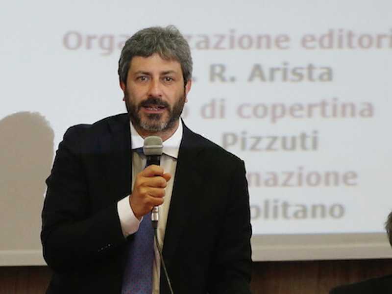 Roberto Fico al rapporto sullo stato sociale del 2019 (Foto LaPresse)