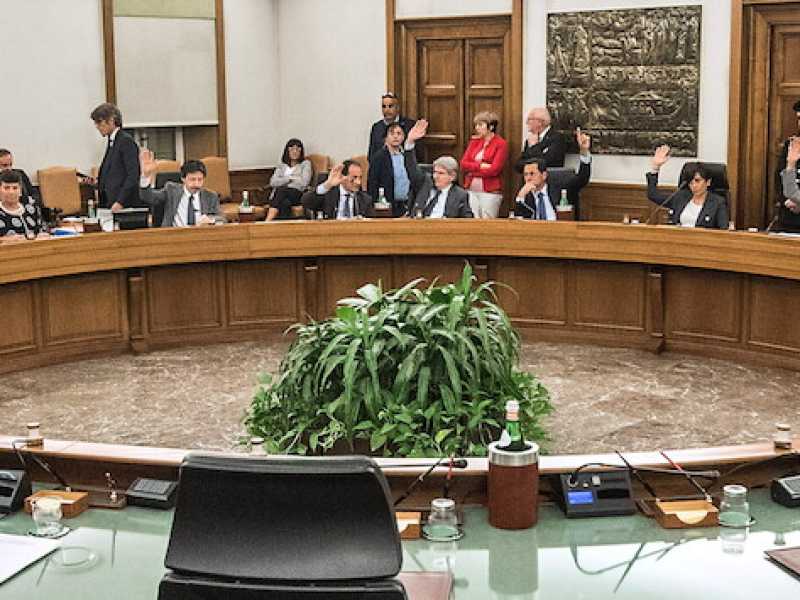 Il plenum straordinario al Csm (Foto LaPresse)