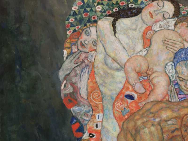 Gustav Klimt, Morte e vita, 1910/1911, olio su tela