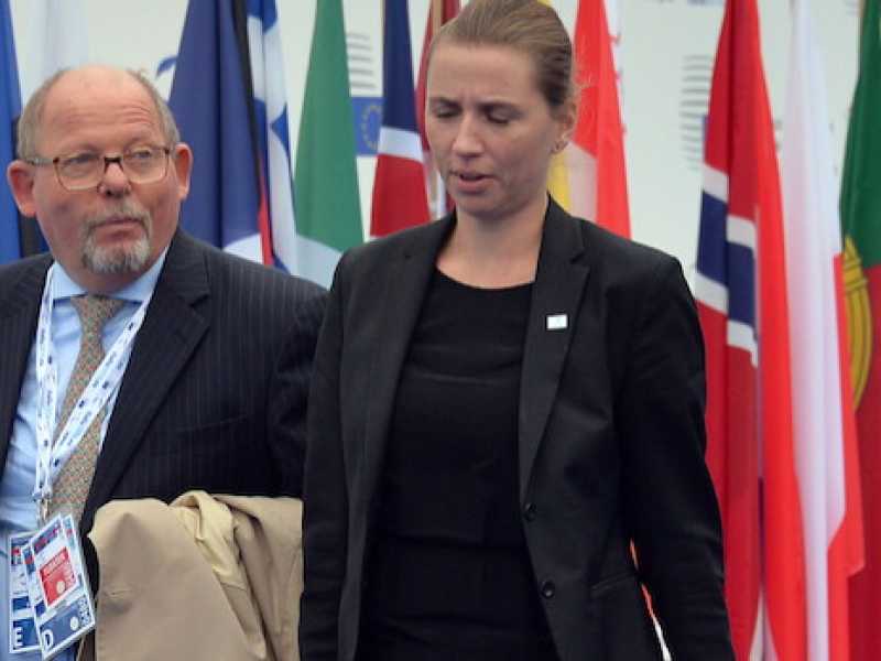 La leader dei socialdemocratici danesi Mette Frederiksen (Foto LaPresse)