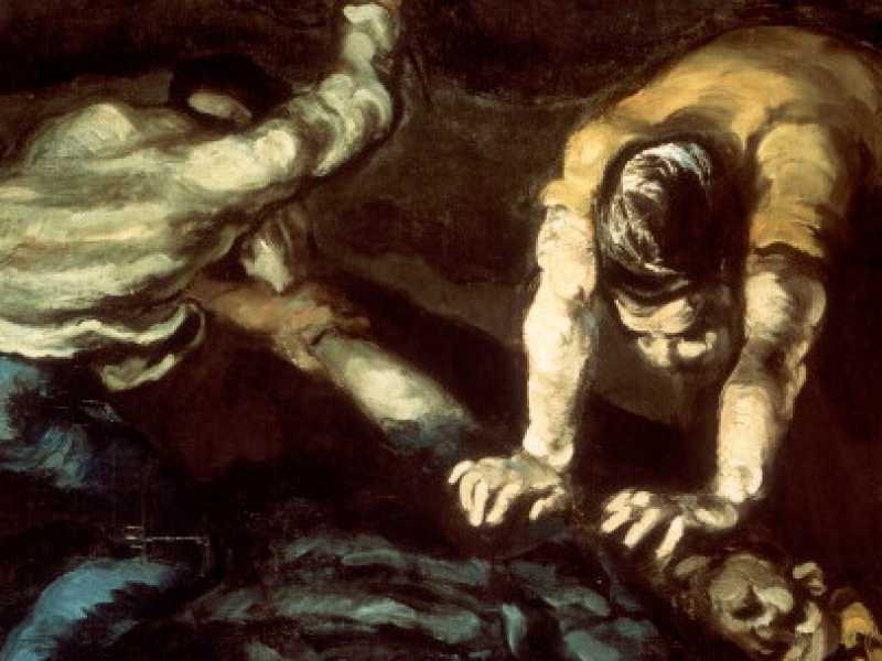 "L'omicidio", di Paul Cezanne