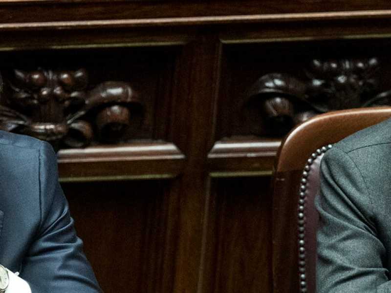 Giuseppe Conte e Giovanni Tria (Foto LaPresse)