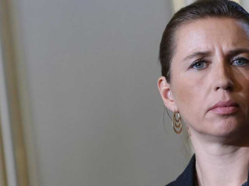 Mette Frederiksen, leader dei socialdemocratici in Danimarca. Foto LaPresse