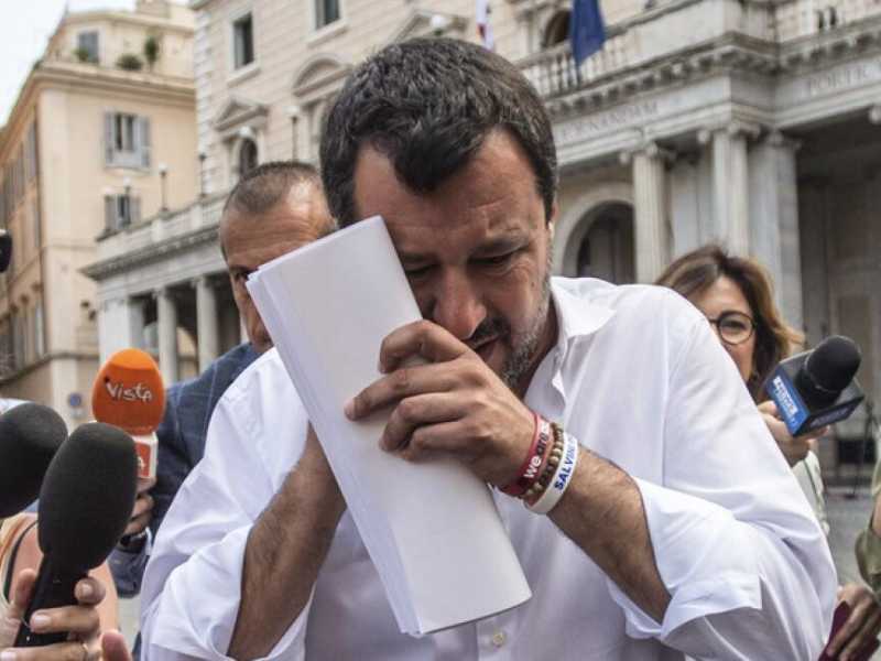 Matteo Salvini (foto LaPresse)