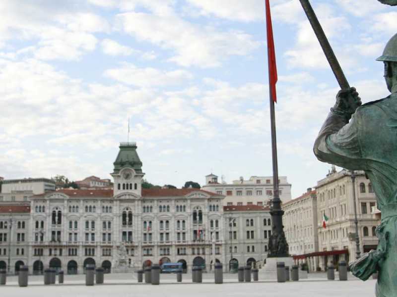 Piazza dell'Unità a Trieste (foto LaPresse)