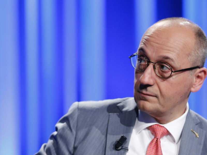 Alberto Bagnai, 56 anni, è economista (e musicista). E’ stato eletto nel 2018 al Senato con la Lega di Salvini (LaPresse)