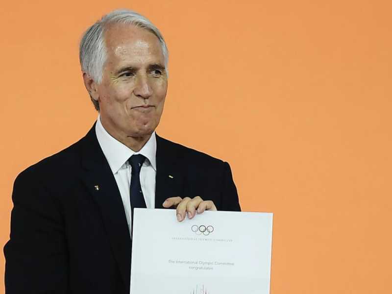 Giochi Olimpici Invernali 2026, la presentazione finale Milano-Cortina (foto LaPresse)