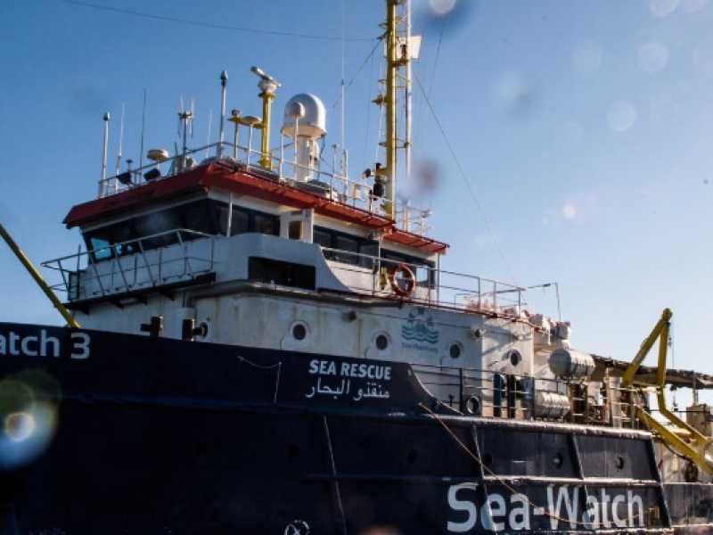 Foto tratta dal profilo Twitter @SeaWatchItaly
