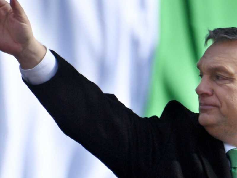 Il premier ungherese Viktor Orb&agrave;n (Foto LaPresse)
