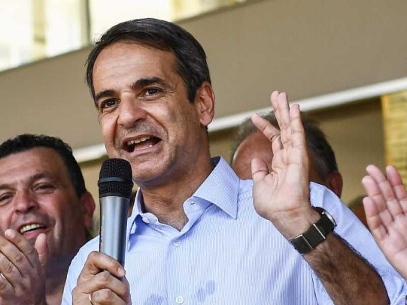 Il leader di Nuova democrazia, Kyriakos Mitsotakis (Foto LaPresse)