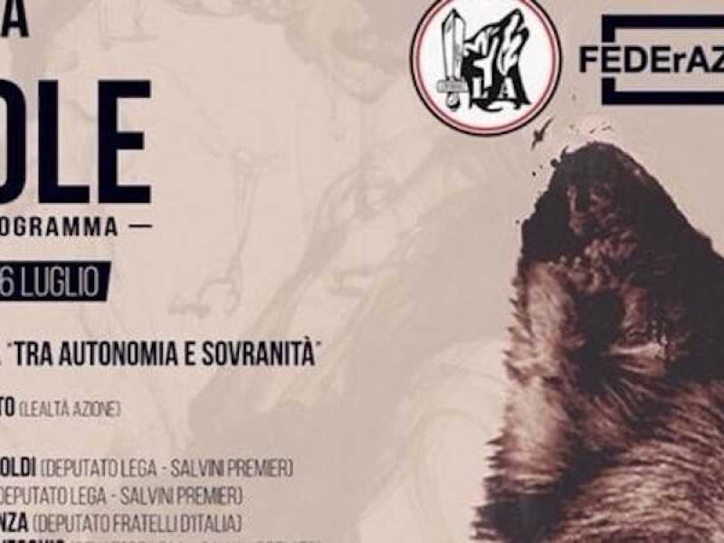 Il governo piromane ha un problema con una festa neo-nazi a Milano