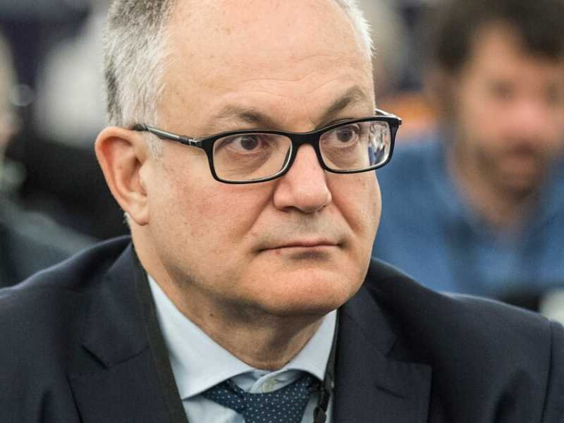 L'eurodeputato del Pd, Roberto Gualtieri (Foto LaPresse)
