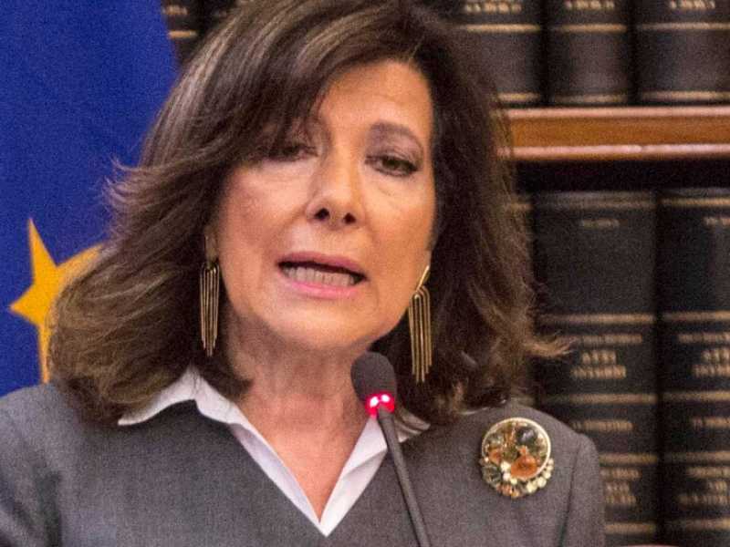 La presidente del Senato, Maria Elisabetta Alberti Casellati (Foto LaPresse)