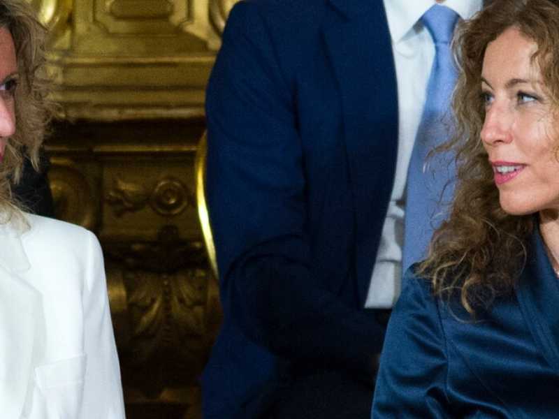 Barbara Lezzi ed Erika Stefani il giorno del giuramento del governo (Foto LaPresse)