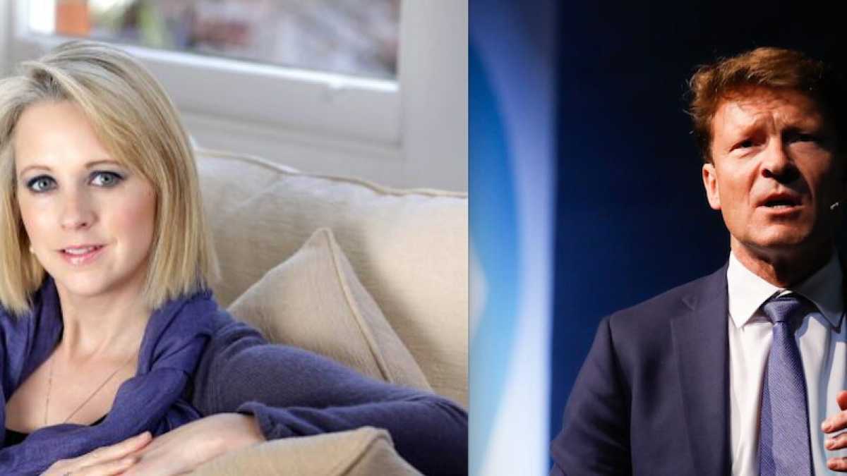 Immagine di Due innamorati (Oakeshott e Tice) e un filo che sporge