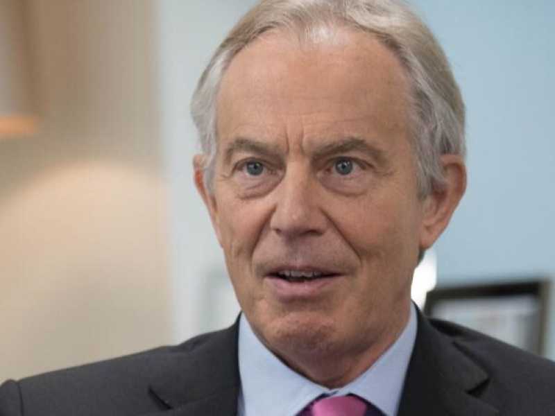 Tony Blair (foto LaPresse)