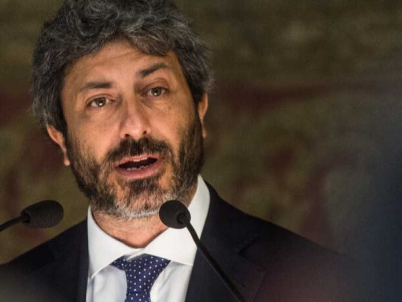 Il presidente della Camera, Roberto Fico (foto LaPresse)
