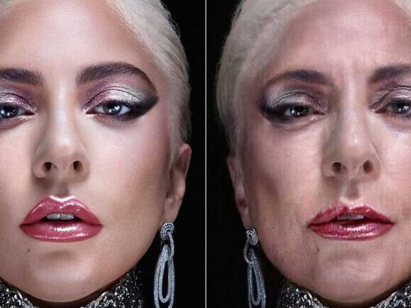 Lady Gaga FaceApp