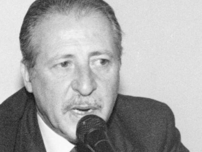 Paolo Borsellino (foto LaPresse)