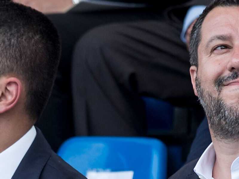Luigi Di Maio e Matteo Salvini (foto LaPresse)