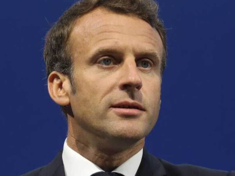 Emmanuel Macron (foto LaPresse)