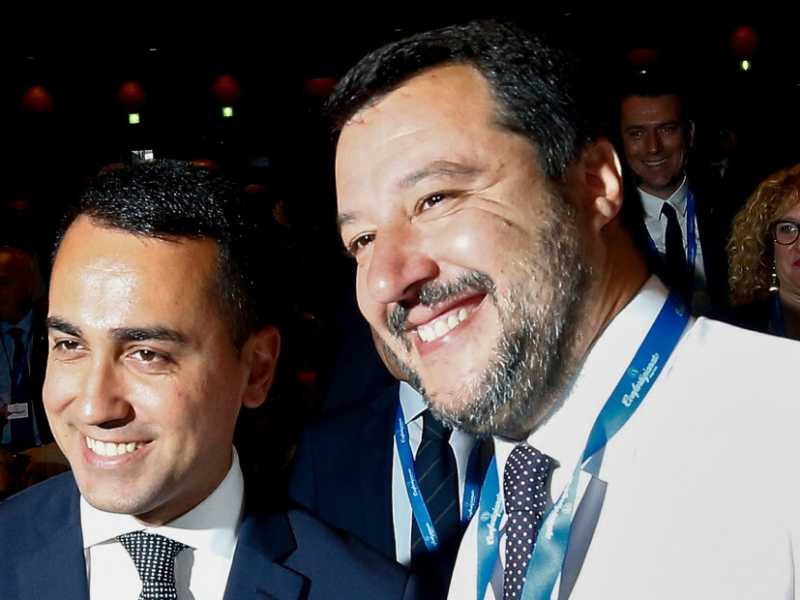 Di Maio e Salvini (LaPresse)