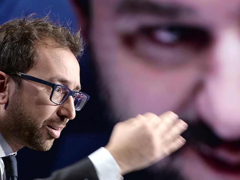 Alfonso Bonafede ospite di "In Mezz'ora in pi&ugrave;" (foto LaPresse)