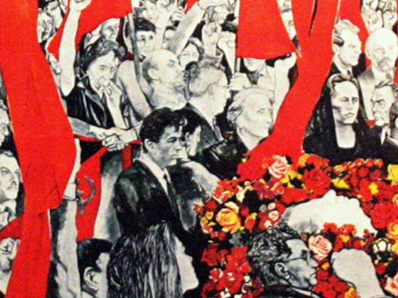 Renato Guttuso, Funerali di Togliatti
