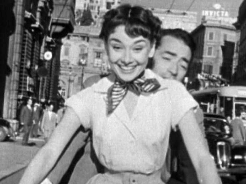 Audrey Hepburn e Gregory Peck nel trailer di Vacanze Romane