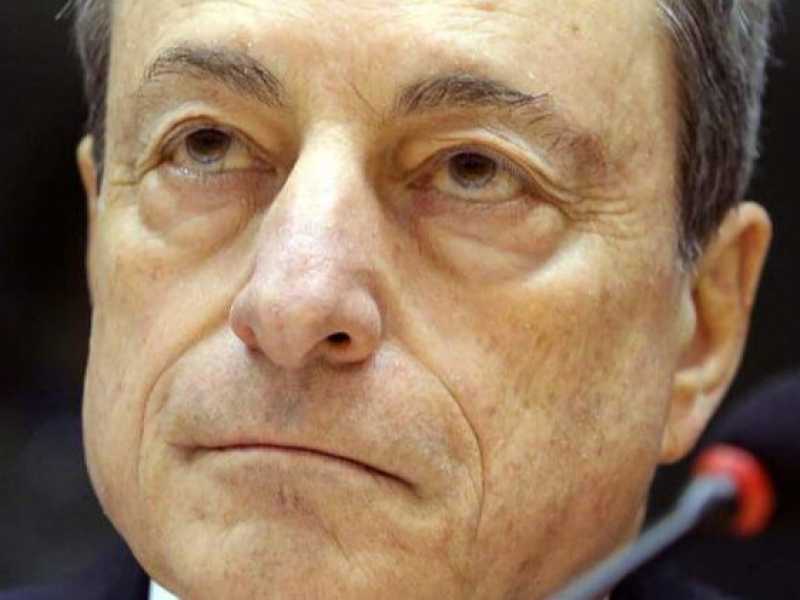 Presidente Bce Mario Draghi  (foto LaPresse)