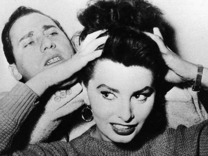 Film "Segno di Venere" con Alberto Sordi e Sophia Loren (Foto LaPresse)