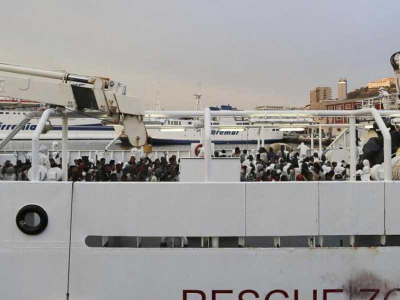 Nave Gregoretti (foto LaPresse)
