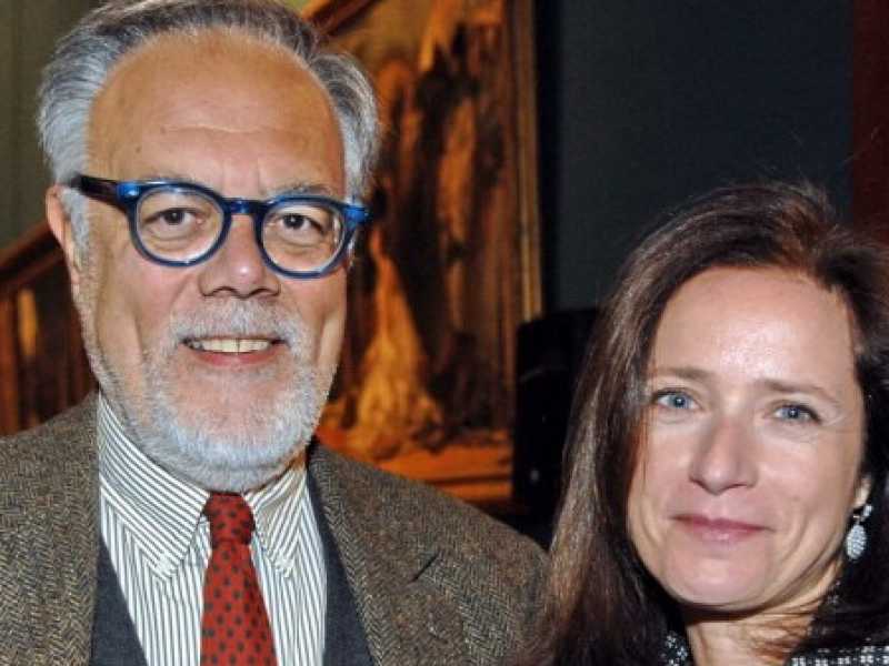 Paolo Giaccio insieme a Camilla Baresani  