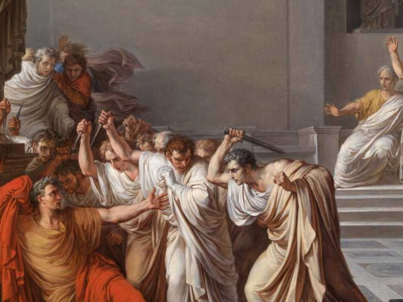 Vincenzo Camuccini, Morte di Giulio Cesare