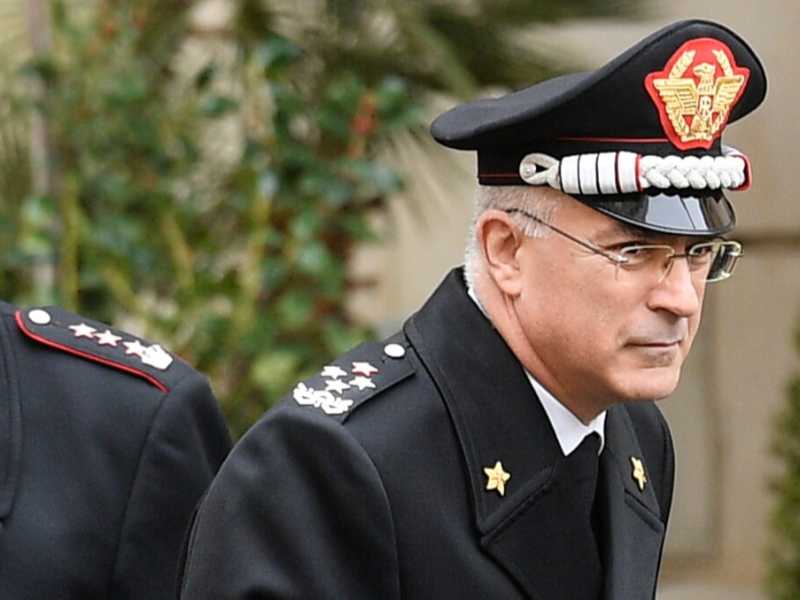 Il Comandante Generale dell'Arma dei Carabinieri Giovanni Nistri