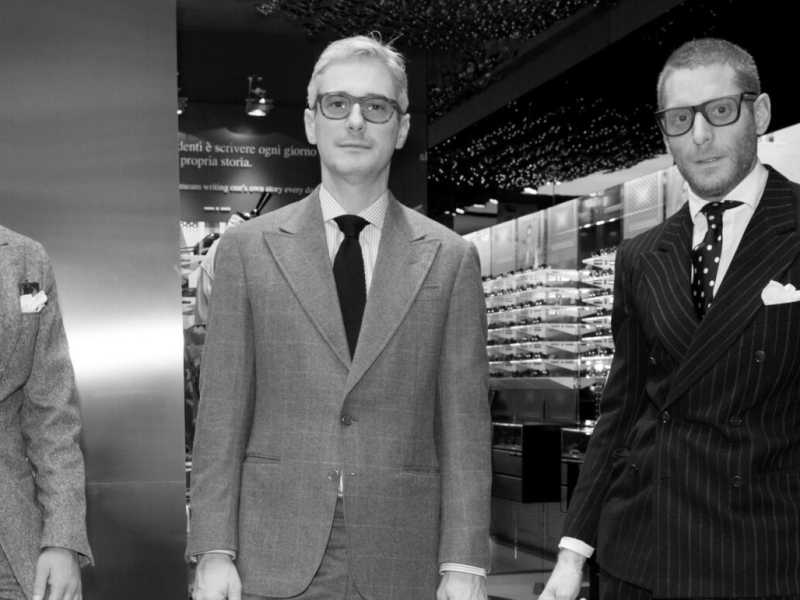  Giovanni Accongiagioco, Andrea Tessitore, Lapo Elkann (foto LaPresse)